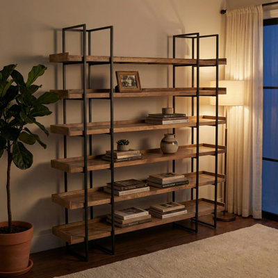 Iron And Wood Shelving | Wayfair